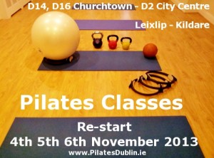 Pilates Classes in South Dublin Churchtown Village, Close to Dundrum Rathfarnham, Dublin 2, Dublin City Centre, Leixlip Community Centre, Kildare